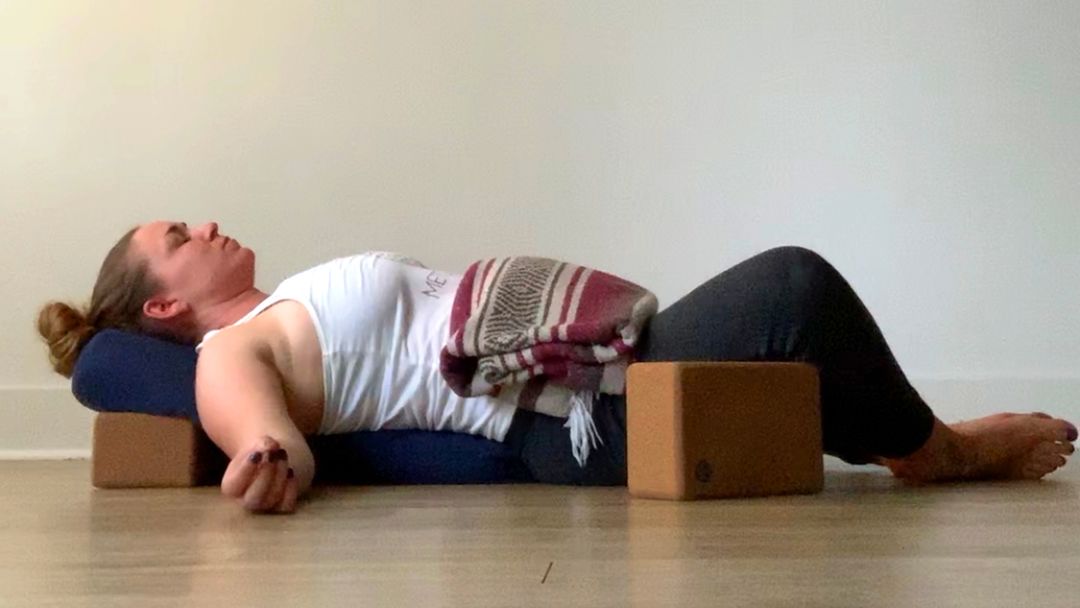 My restorative yoga practice when I have a cold - The Flawed Yogini